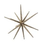 Shishi jólaskraut gler 3D stjarna silfur 40cm