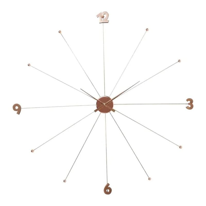 Kare Clock Like Umbrella veggklukka rosegold - Image 1