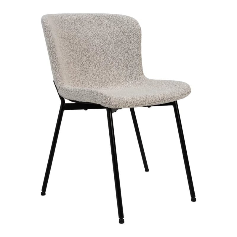 Selma borðstofustóll Boucle 02 ljósgrár - Image 1