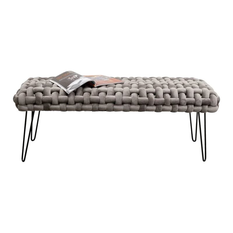 Kare Weave bekkur grár 128cm - Image 9