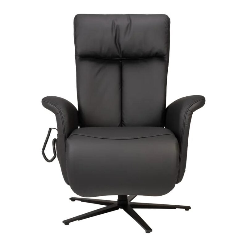 Easy Swing stóll 7627 L rafm 3m leður svartur - Image 2