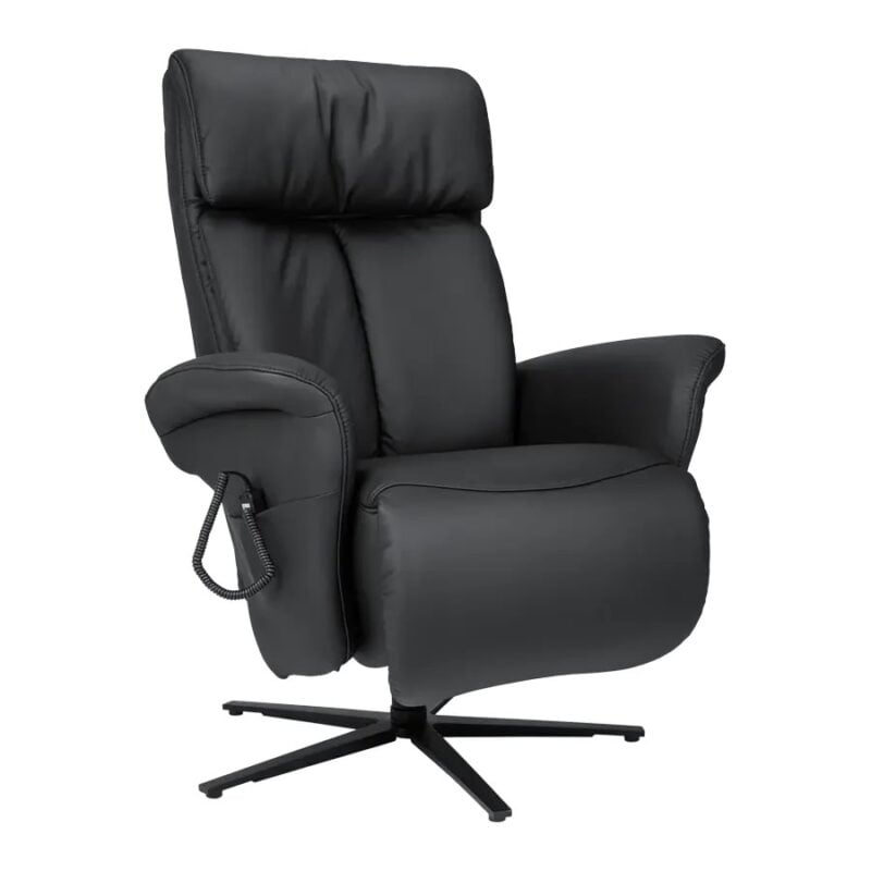 Easy Swing stóll 7627 L rafm 3m leður svartur - Image 1