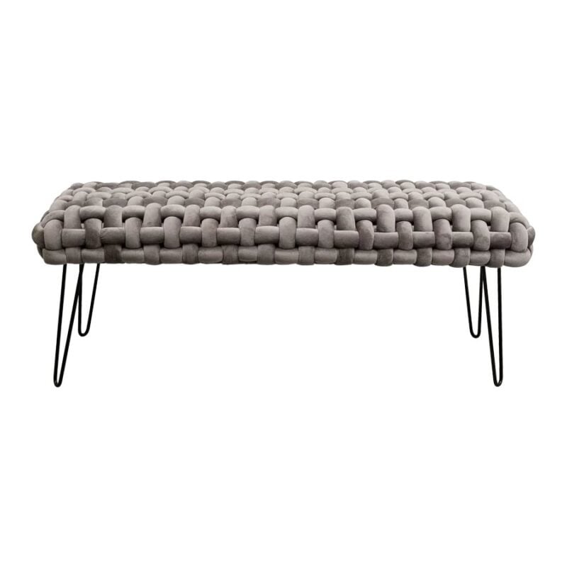 Kare Weave bekkur grár 128cm - Image 1