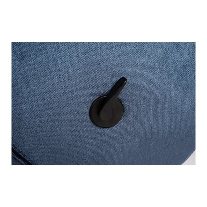 Turtle hægindastóll Evita Blueberry - svart ál - Image 11