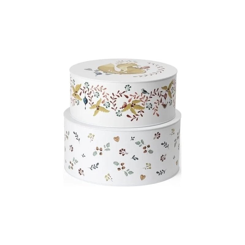 GC smákökubox 2stk Ø20/Ø22cm - Image 1
