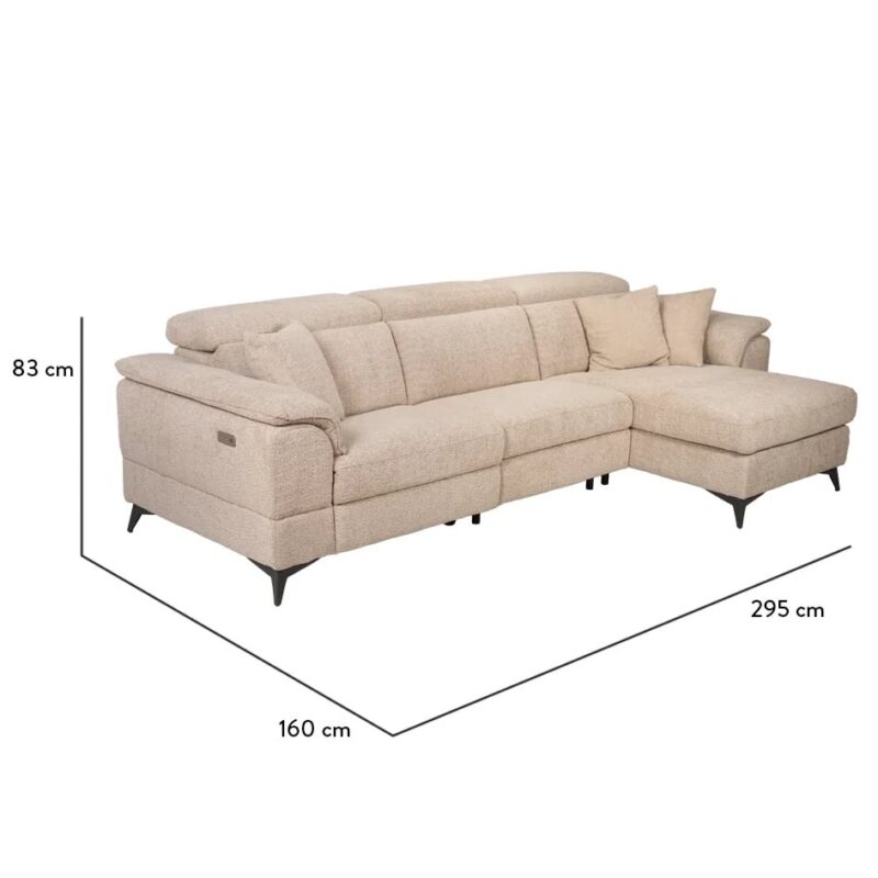 Cremona tungusófi hægri Antahology 02 beige - Image 14