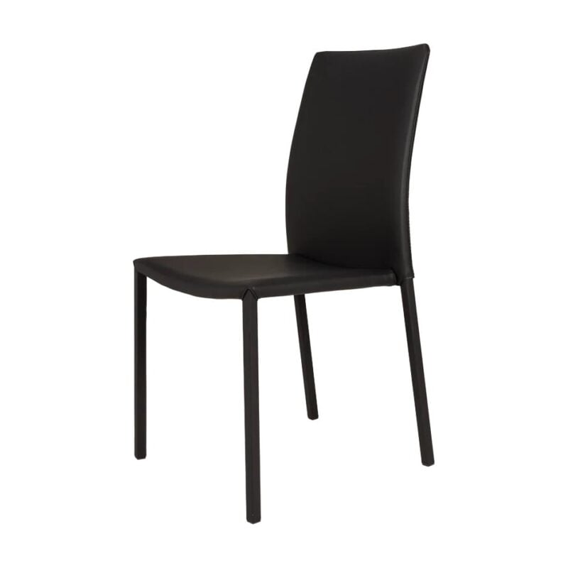 Barrie borðstofustóll Soft PVC svartur - Image 1