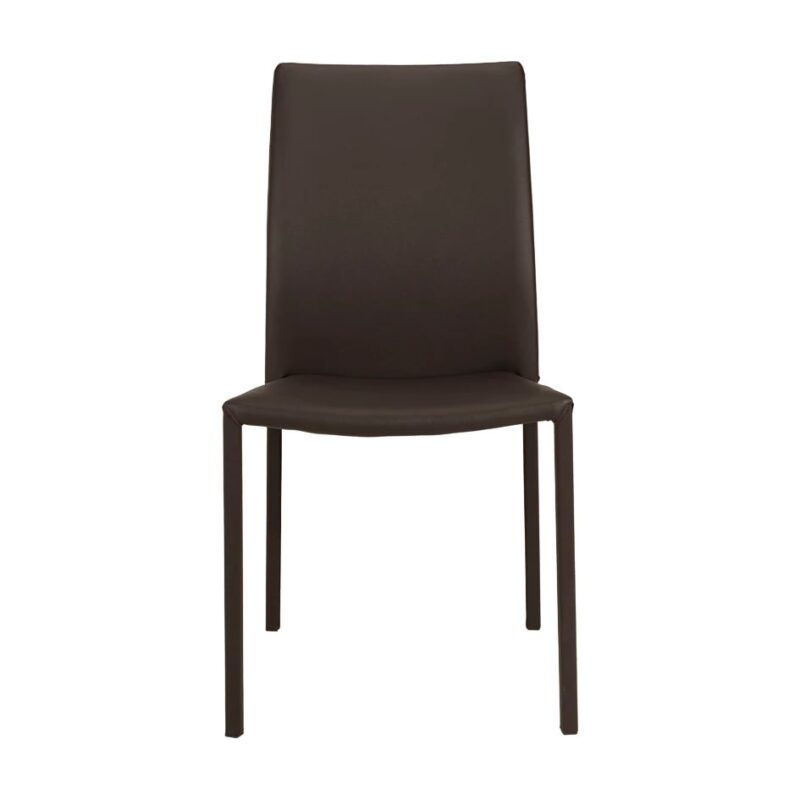 Barrie borðstofustóll Soft PVC dökkbrúnn - Image 3