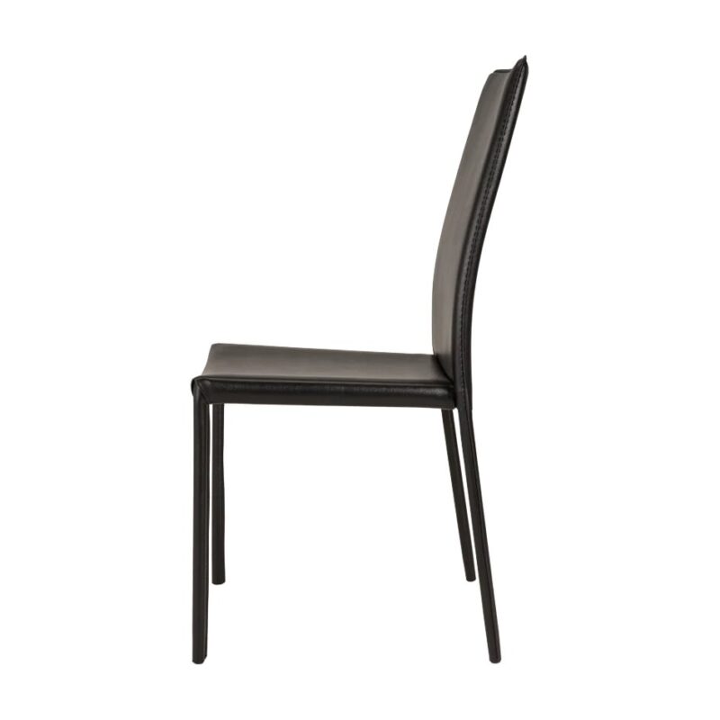 Ottawa borðstofustóll PVC svartur - Image 4