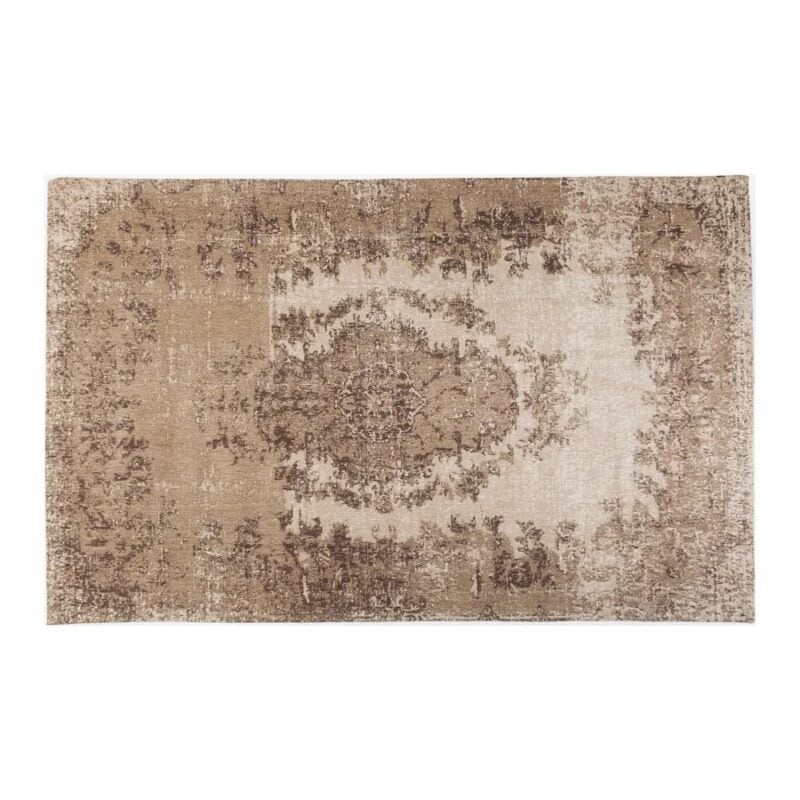 Kare Kelim pop gólfmotta beige 170x240cm - Image 1