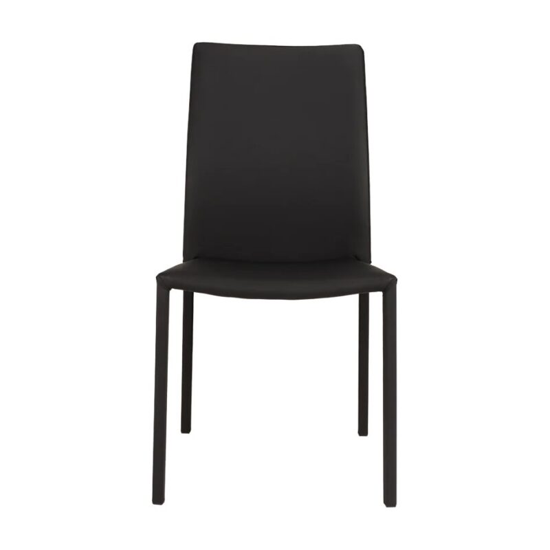 Barrie borðstofustóll Soft PVC svartur - Image 3