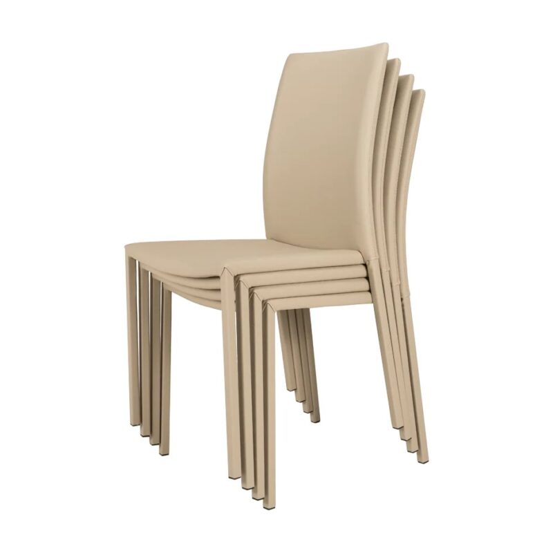 Barrie borðstofustóll Soft PVC Sand - Image 2