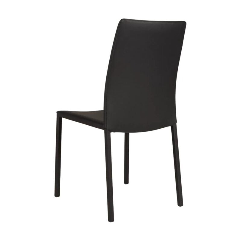 Barrie borðstofustóll Soft PVC svartur - Image 5