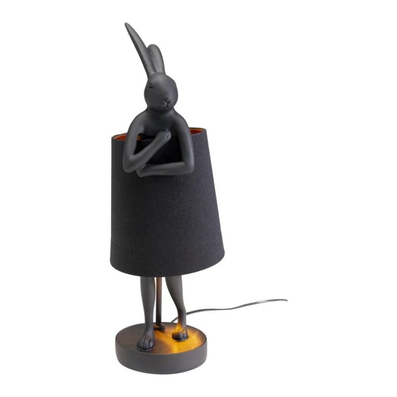 Kare Animal rabbit borðlampi matt svartur - Image 1