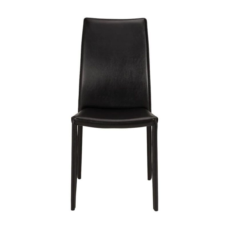 Ottawa borðstofustóll PVC svartur - Image 3
