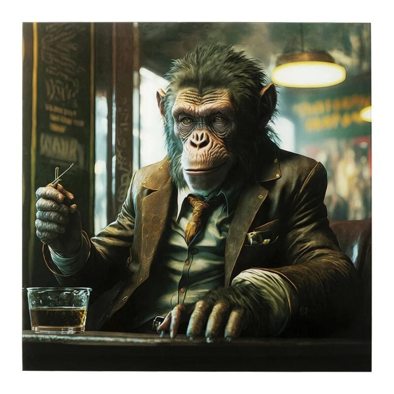 Kare Drinking Monkey glermynd - Image 1