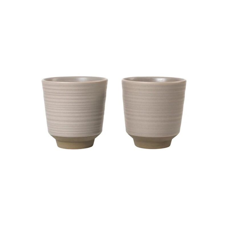 Broste Miko bollar s/2 15cl warm grey - Image 1