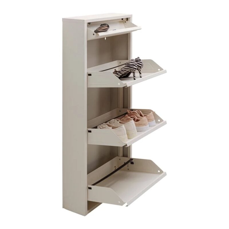 Kare Caruso skóskápur m/3 hillum cream - Image 10