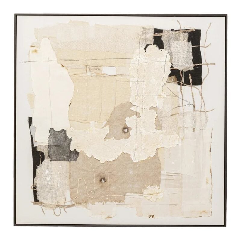 Kare Arty Collage mynd 120x120cm - Image 1