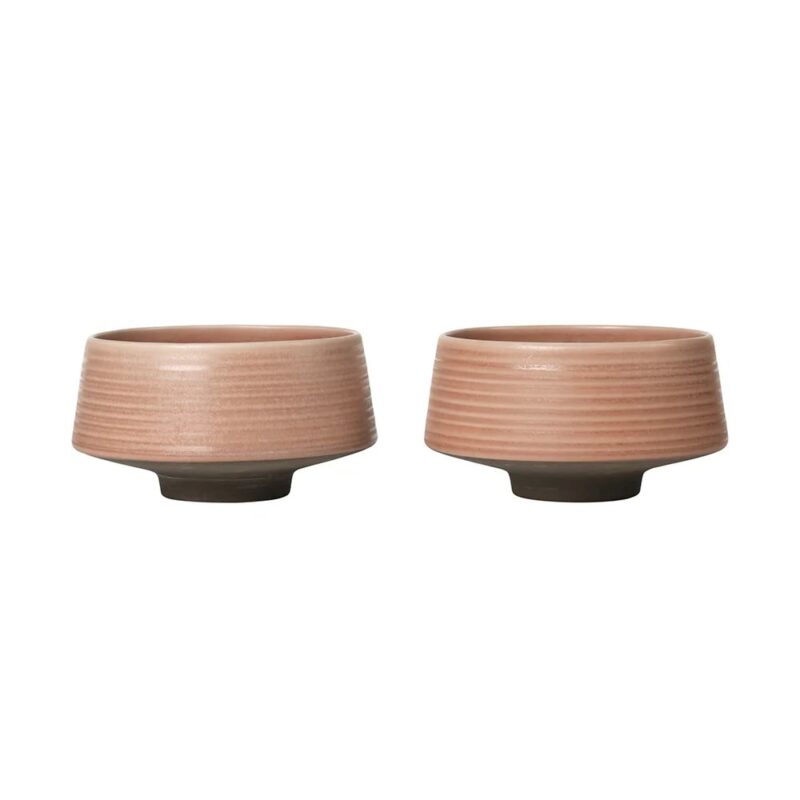 Broste Miko skálar s/2 Ø14cm bleikar - Image 1