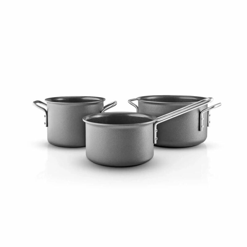 Eva Solo Grey Line pottasett s/3 - ceramic Slip-Let® non-stick - Image 1