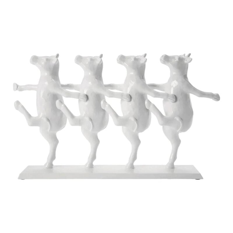 Kare Dancing cows stytta hvít - Image 1