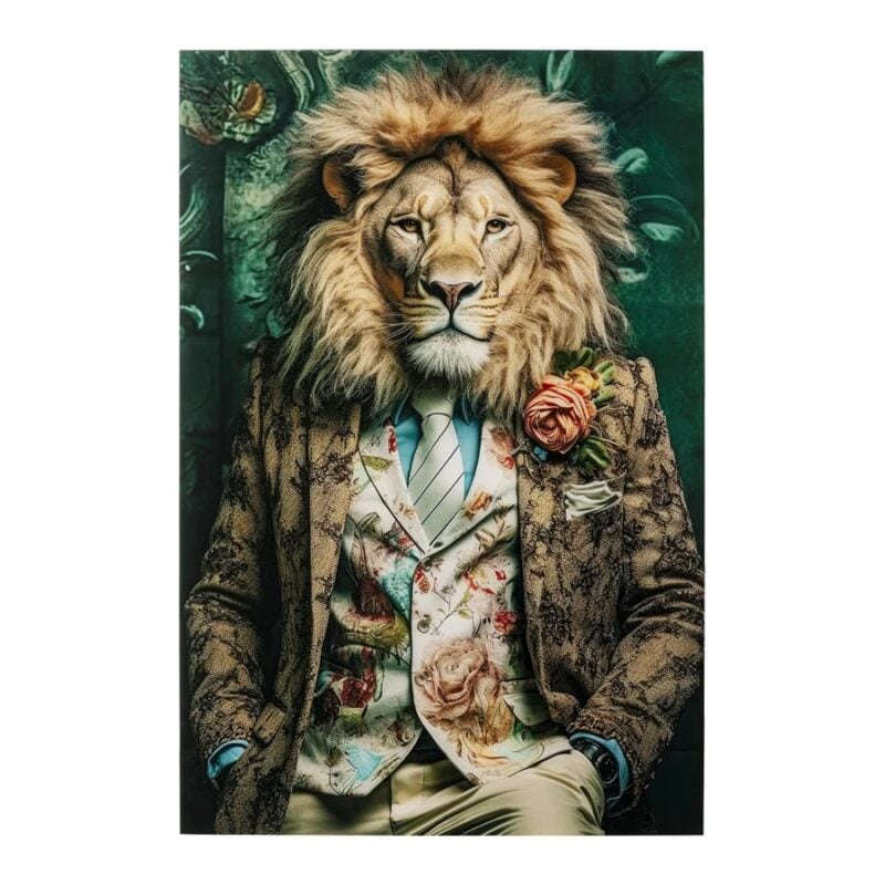 Kare Mister Lion glermynd 150x100cm - Image 1