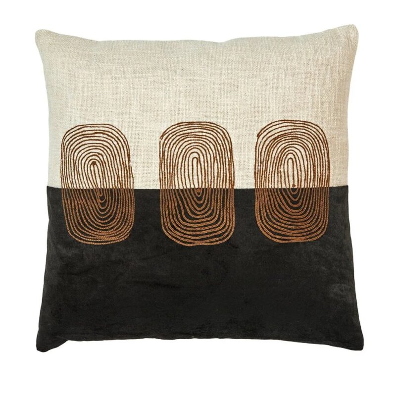 Speedtsberg púði 45x45cm sv/hv/gylltur - Image 1