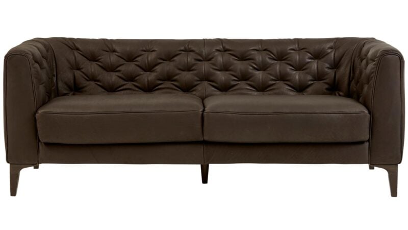 Natuzzi Editions B988 sófi 3s leður 20RE brúnn - Image 1