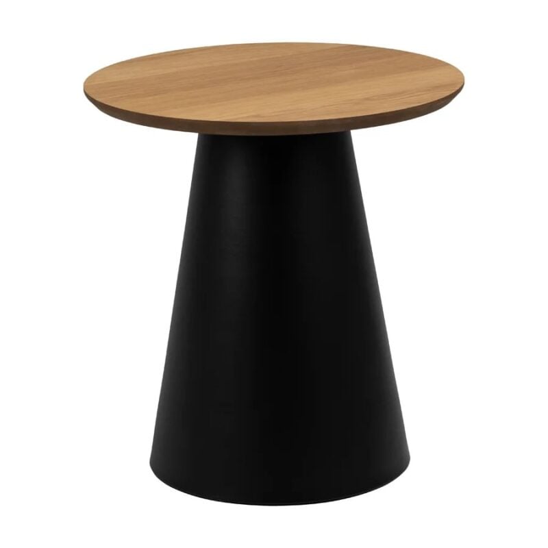 Soli sófaborð 45 svart/eikarspónn - Image 1