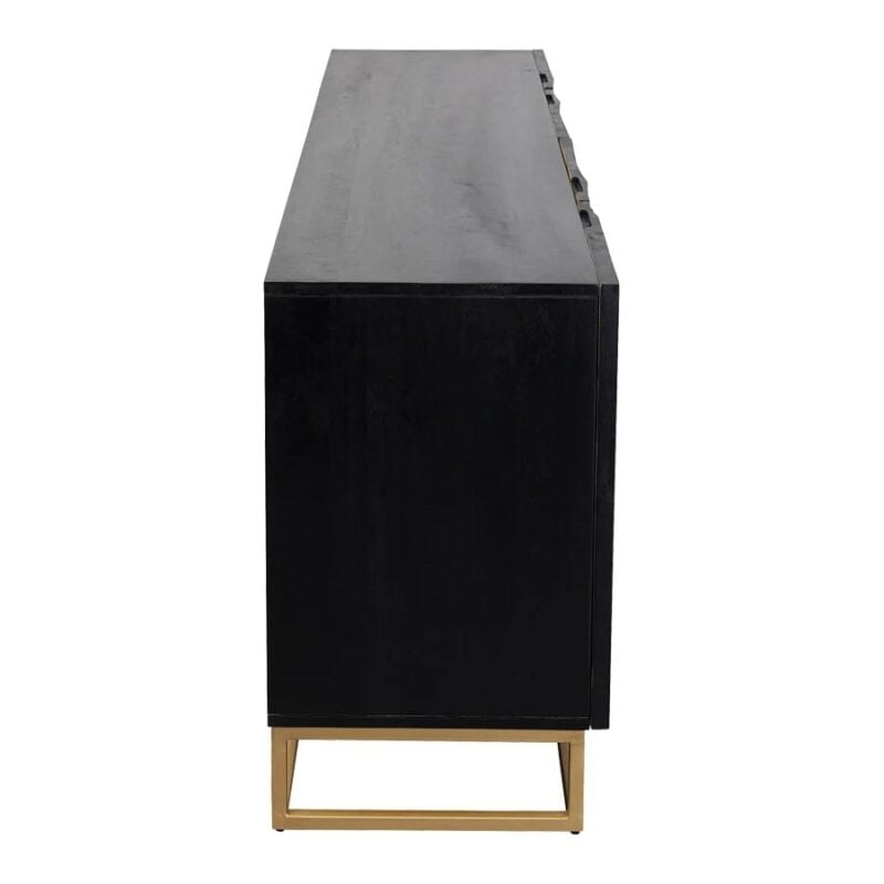 Kare Madeira skenkur sv/gylltur 177cm - Image 12