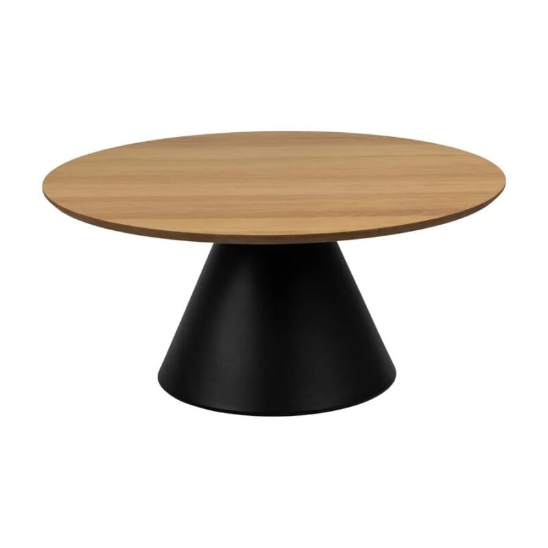 Soli sófaborð 85 svart/eikarspónn - Image 4