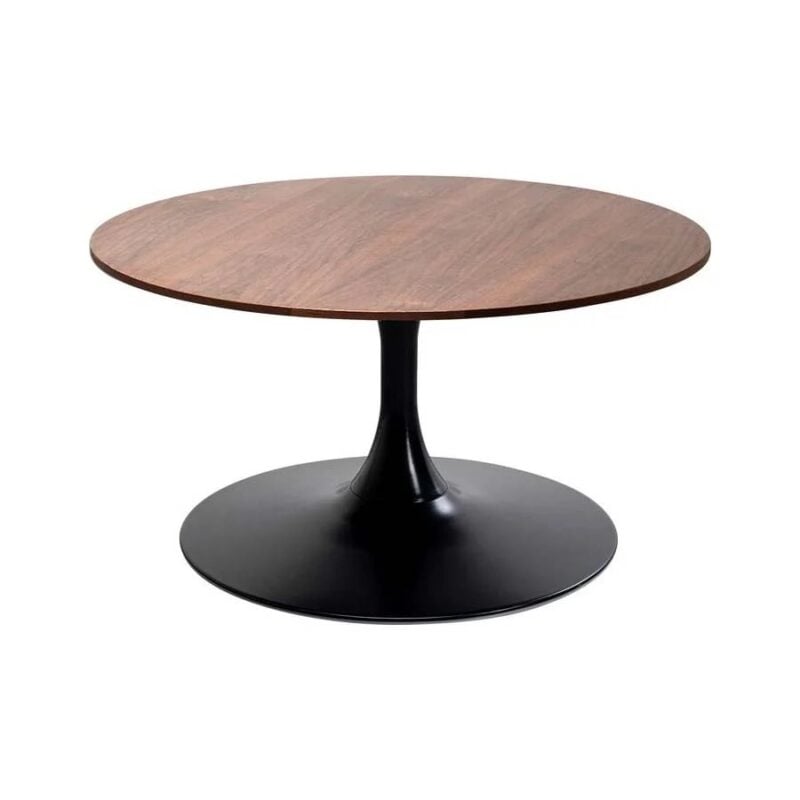 Kare Schickeria sófaborð hnota/svart Ø80cm - Image 1