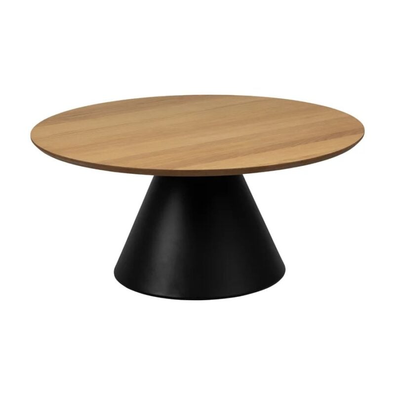 Soli sófaborð 85 svart/eikarspónn - Image 1
