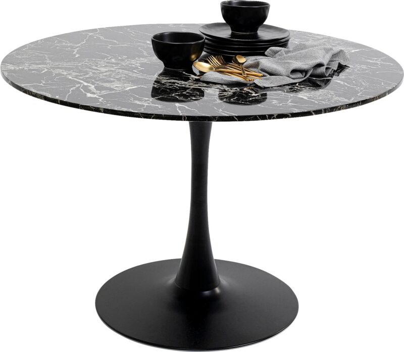 Kare Schickeria Marbleprint borð svart Ø110cm - Image 2
