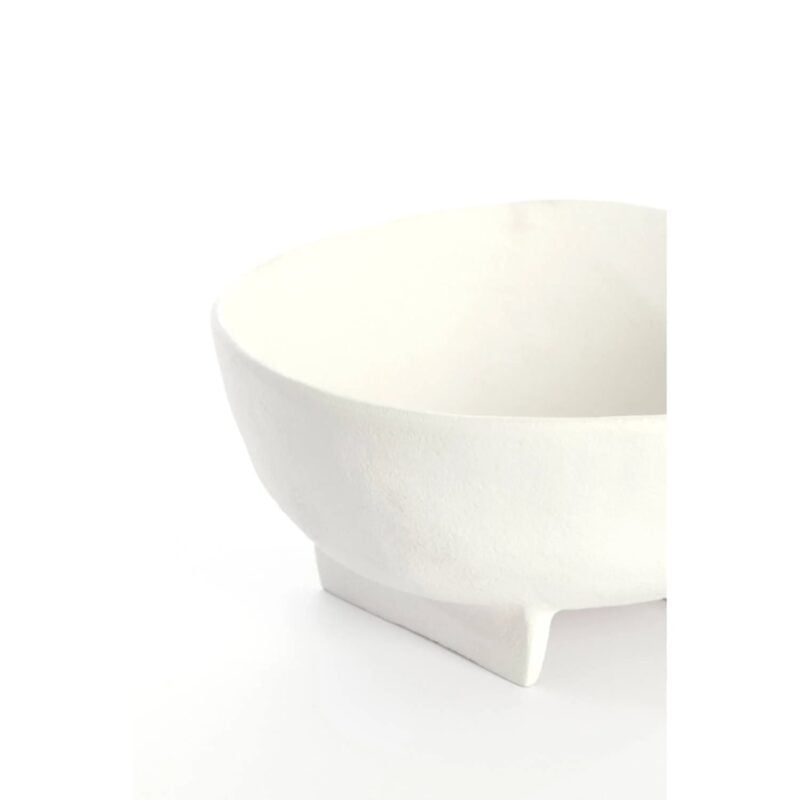 Light&Living Rosana skál á fæti kremlituð 21cm - Image 3