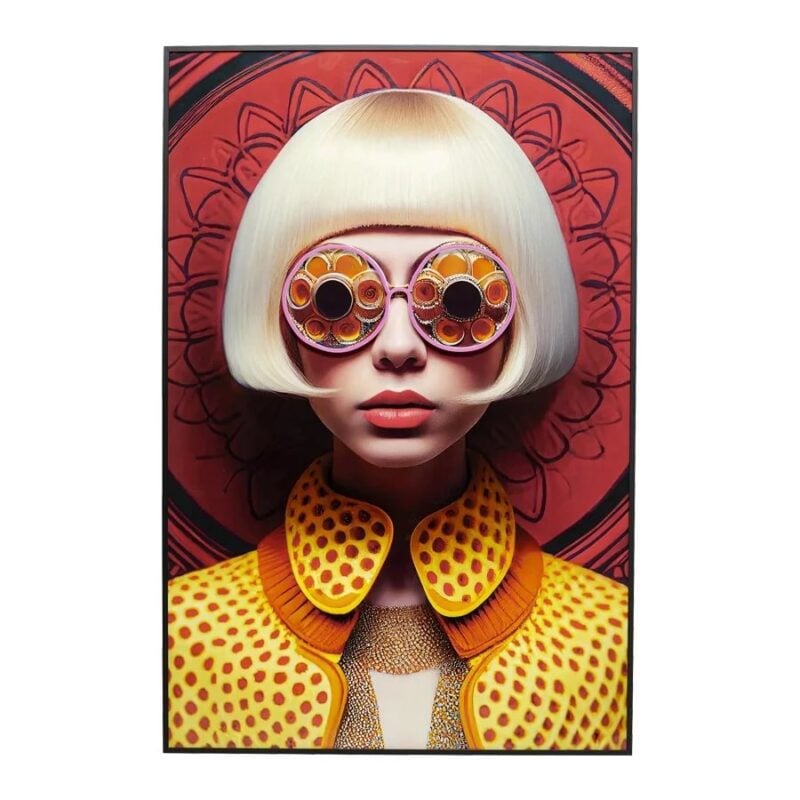 Kare Fancy Blonde lady LED mynd 80x120cm - Image 1