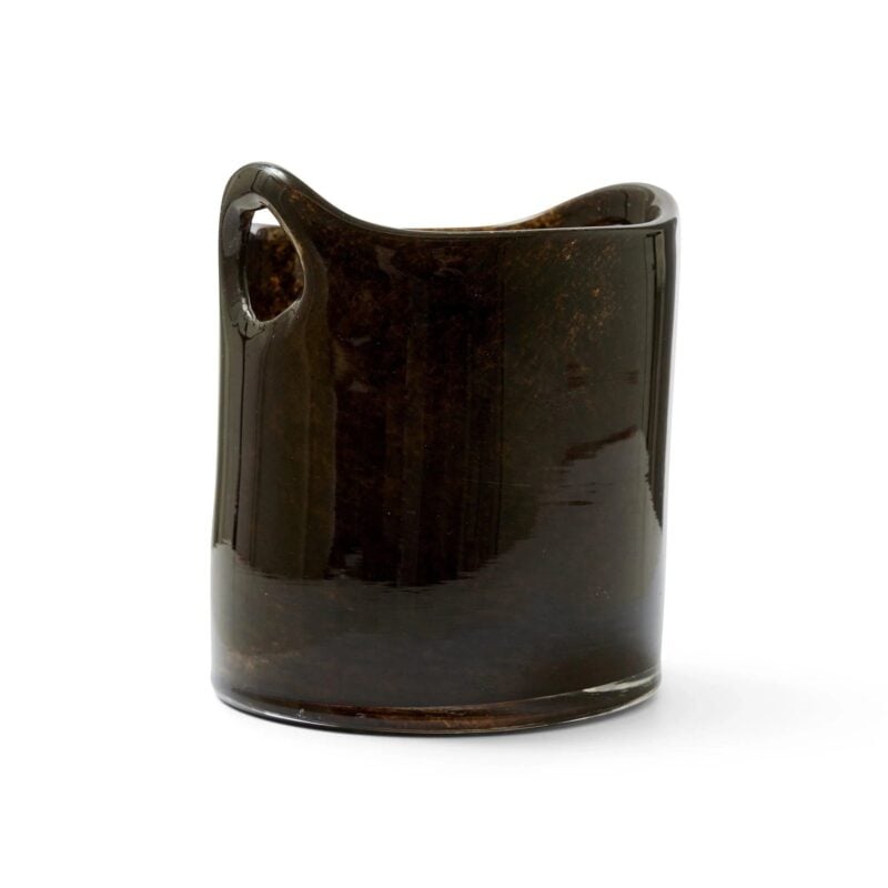 Jakobsdals Buco kerstaglas brúnt 12x14,5cm - Image 1