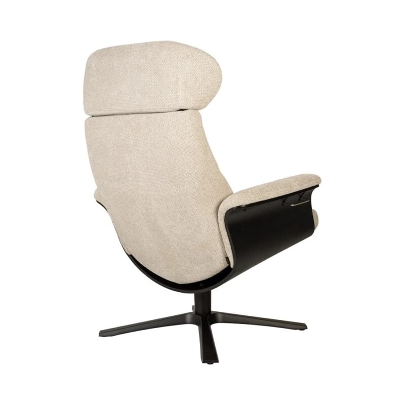 Timeout stóll svört eik/Mito beige - svartur - Image 7