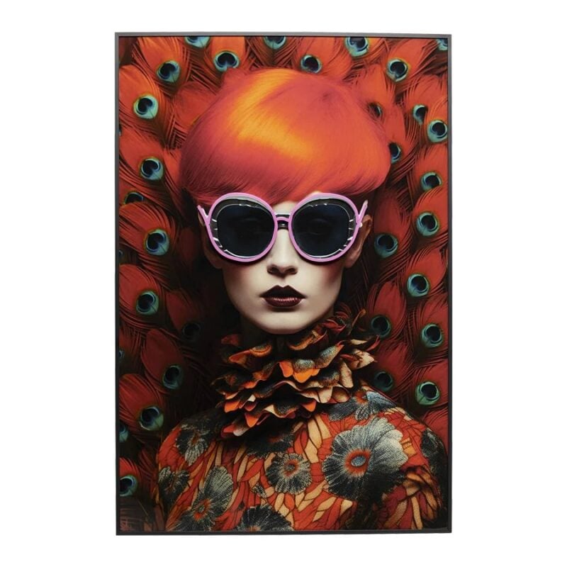 Kare Fancy Red lady LED mynd 80x120cm - Image 1