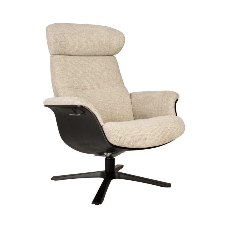 Timeout stóll svört eik/Mito beige - svartur - Image 2