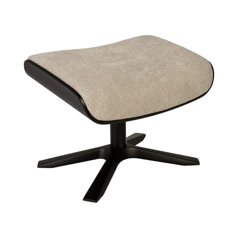 Timeout skammel svört eik/Mito beige - svart - Image 1