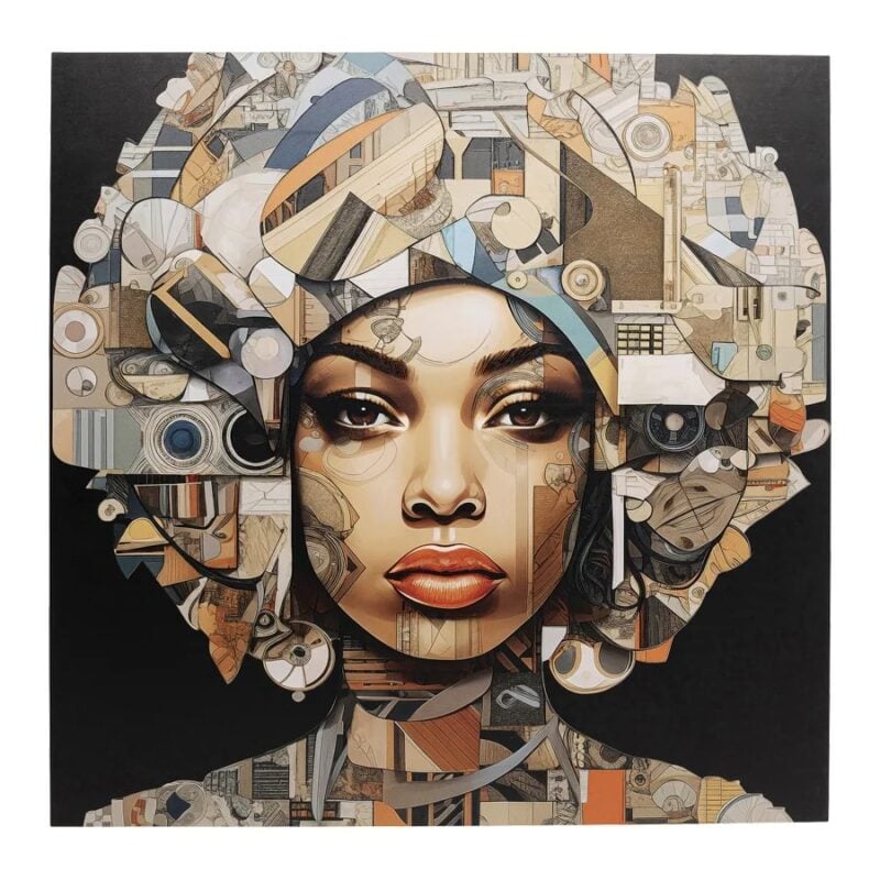 Kare Art Geo Women 3D mynd 120x120cm - Image 1