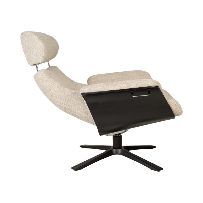Timeout stóll svört eik/Mito beige - svartur - Image 6