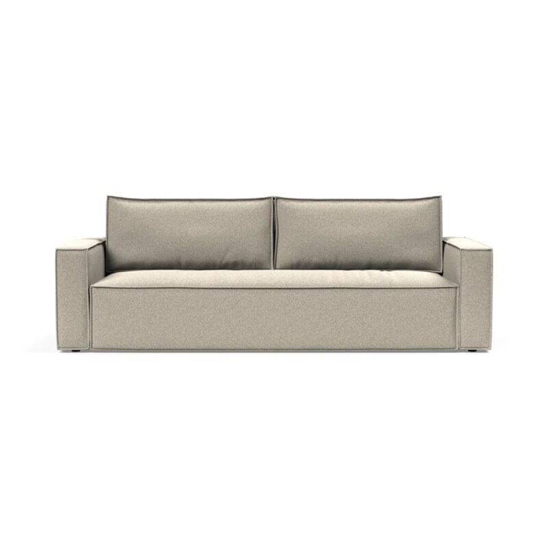 Newilla svefnsófi Bouclé beige - Image 1