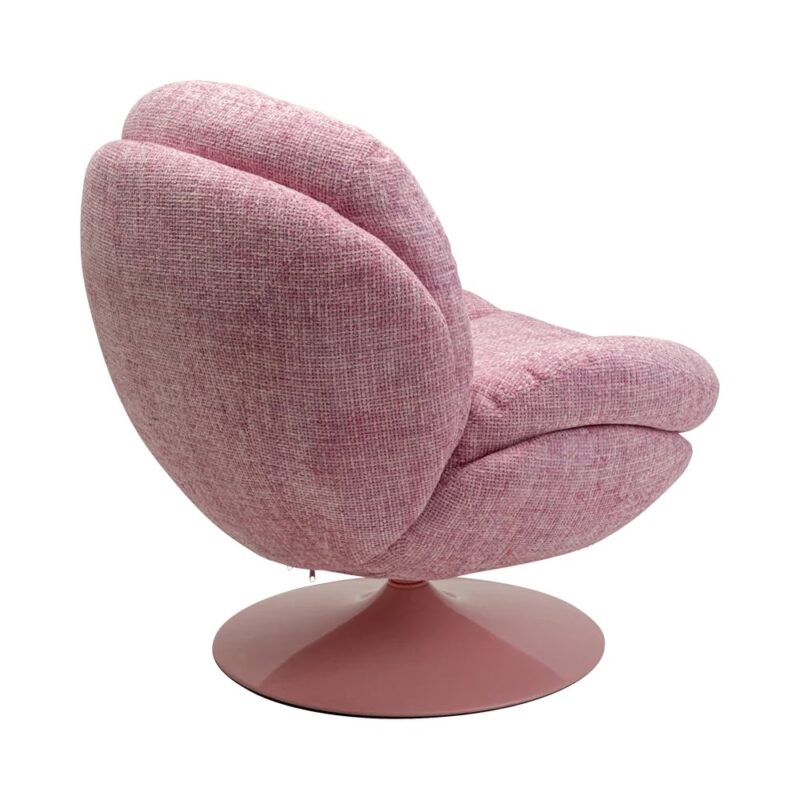 Kare hægindastóll m/snúningsfæti cosy pink - Image 4