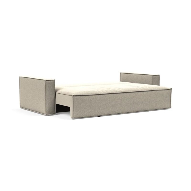 Newilla svefnsófi Bouclé beige - Image 10