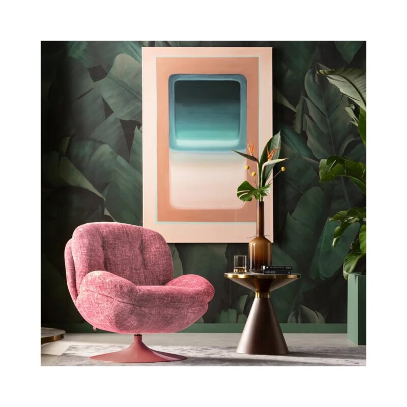 Kare hægindastóll m/snúningsfæti cosy pink - Image 9