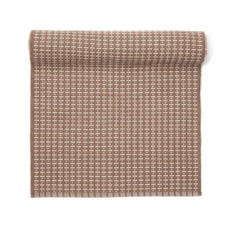 Jakobsdals Lizia löber 35x120cm brúnn/offwhite - Image 1