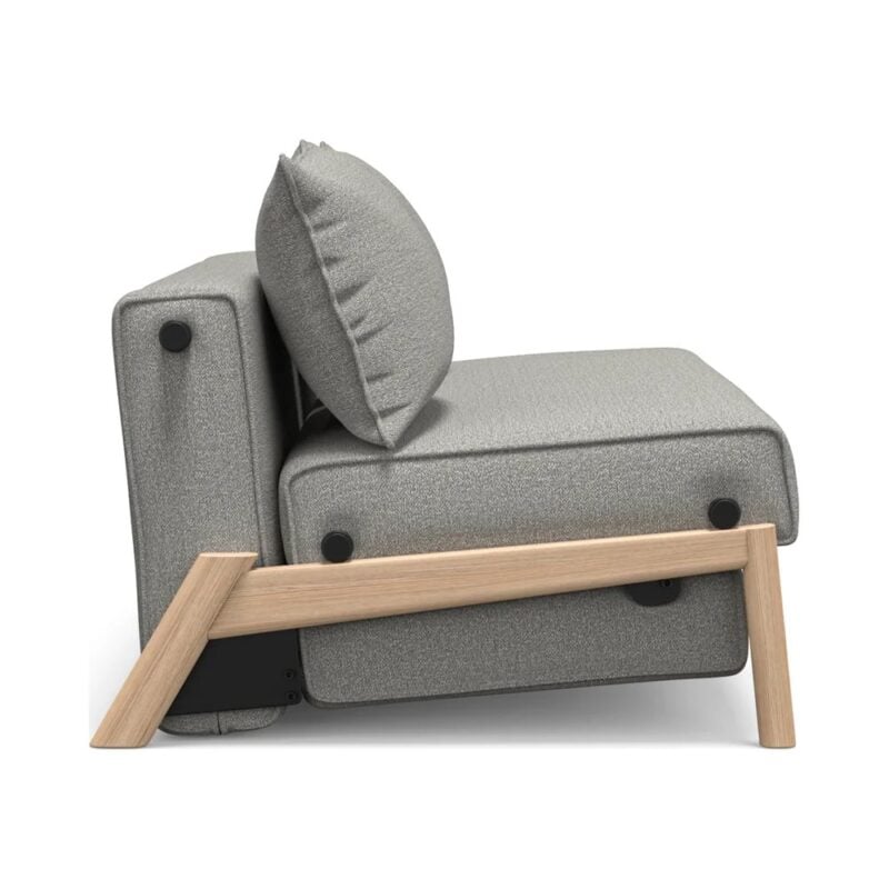 Aisa svefnsófi Bouclé Ash grey - Image 1